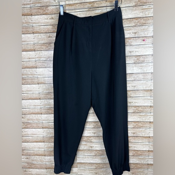 Elizabeth and James Black Hi Rise Jogger Pants sz6 - Picture 1 of 6